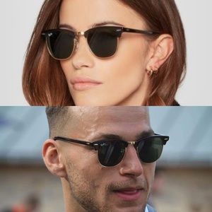 New Polarized Rayban Clubmaster Sunglasses RB3016